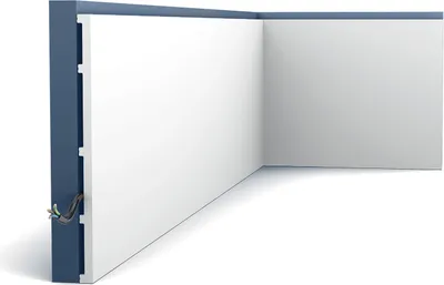 Zdjęcie produktu dla Orac Decor SX207 MODERN SQUARE Listwa przypodłogowa Listwa dekoracyjna Panel ścienny Listwa ścienna 2 m