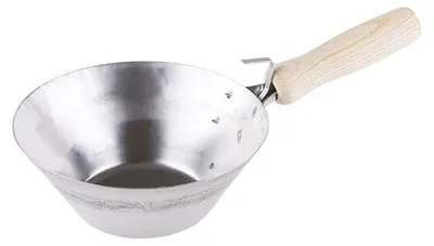 Obrázek produktu pro Naběračka zednická nerez FESTA 170mm dřevěná ručka 32285