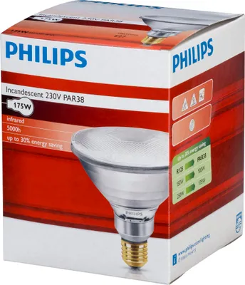 Obrázek produktu pro Infračervená lampa Philips PAR38 IR 175W E27 230 CL