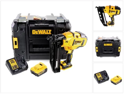 Immagine prodotto di Chiodatrice a batteria DeWalt DCN 660 M1 18 V 32 - 63 mm brushless + 1 batteria da 4,0 Ah + caricabatterie + valigetta