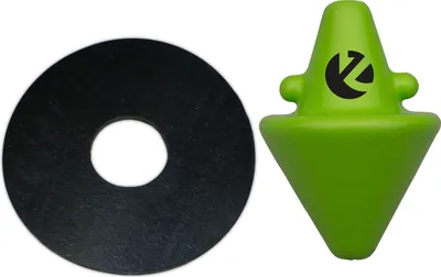 Produktbild von Zeck Disk Teaser Blei - Vertikalblei zum Wallerangeln, Gewicht / Farbe:190g / Grün