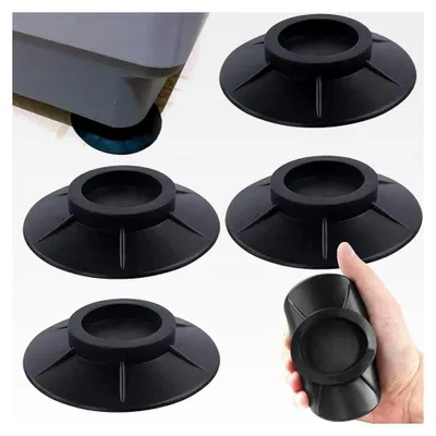 Produktbild von Vibrationsdämpfer für Waschmaschinen, 4 Stück Universal Gummi-Schwingungsdämpfer