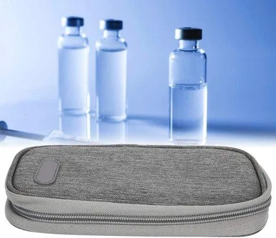 Produktbild von Isolierter Medikamentenbeutel für Insulin, mehrere Fächer, tragbar, kalt