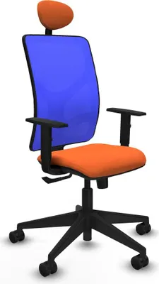 Obrázok produktu pre Kancelárske kreslo s opierkou hlavy Motilla Piqueras y Crespo 1D066N1 Orange