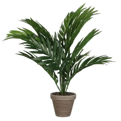 Produktbild von Kunstpalme Goldfruchtpalme Arecapalme Ø 60 H 45 cm grün inkl. Topf