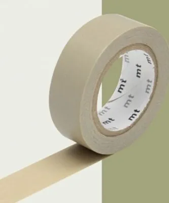 Produktbild von Dekoratives Klebeband einfarbig - Beige - 1,5 cm x 7 m