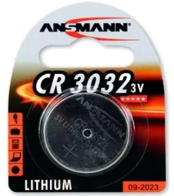 Obrázok produktu pre Ansmann 1516-0013, Batéria na jedno použitie, CR3032, Lítium, 3 V, 1 kusov, 550 mAh