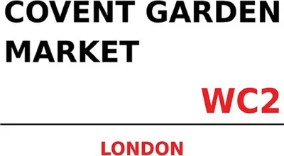 Produktbild von vianmo Holzschild 30x40 cm London Covent Garden Market WC2