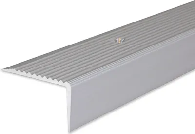 Produktbild von PROVISTON Treppenkante | 20 x 40 x 1000 mm | Treppenkantenprofil Treppenwinkel Winkelprofil Kombiwinkel Aluminium eloxiert Silber Gebohrt