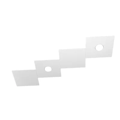 Obrázek produktu pro Moderní nástěnné světlo 4 moduly Eccentric Metal Grey 2 světla Gx53