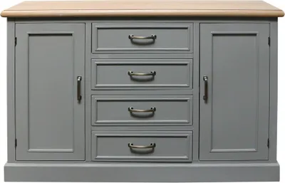 Produktbild von Sideboard FARMHOUSE grau braun Anrichte Kommode Landhausmöbel modern
