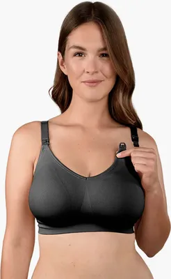 Produktbild von Nahtloser Still-BH – Schwarz – M-L, Schwarz