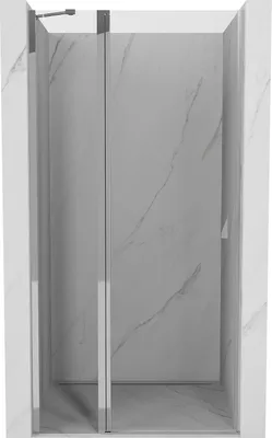 Produktbild von Mexen Mist Duschdrehtür 90 cm, transparent, Chrom - 8A4-090-000-01-00