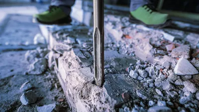 Produktbild von Bosch 1x PRO Hex 30-5C Spitzmeißel (für Beton, Ziegelstein, Ø mm, Professional Zubehör Abbruchhammer)