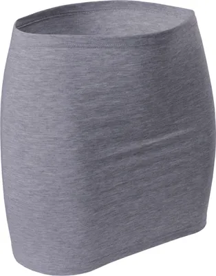 Produktbild von CFLEX Damen Variotube-Nierenwärmer, Shirtverlängerung, Minirock aus Baumwolle - Grey Melange XS-S