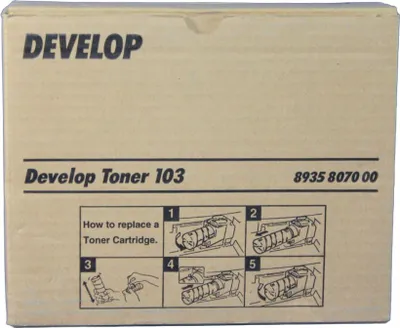 Produktbild von Develop 8935807000 Laserdruck Tonerkartusche - Schwarz - 4 / Pack - Laserdruck - 4er Pack