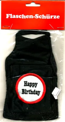 Produktbild von 1 Party Mini - Schürze Happy Birthday Geburtstag Geschenke Flaschendeko Deko