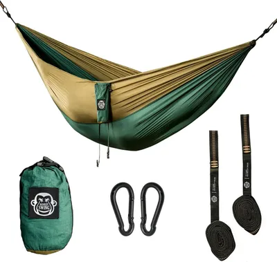 Zdjęcie produktu dla Hamak Monkey Swing z zestawem zawieszenia I 275 x 140 cm I Podróż, Camping, Outdoor