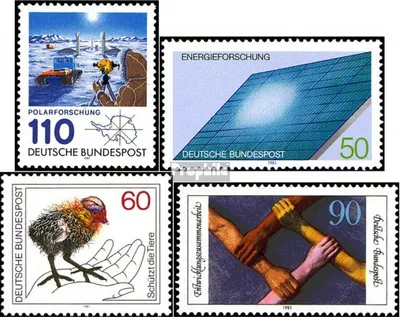 Produktbild von Briefmarken BRD (BR.Deutschland) 1981 Mi 1100,1101,1102,1103 (kompl.Ausg.) gestempelt Polarforschung