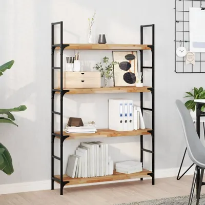 Produktbild von Schweberegale 4 Stk. 80x20x4 cm Massivholz Akazie Ölbehandelt - Wandregale 3279586