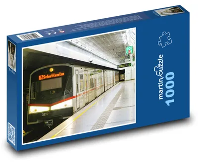 Produktbild von Puzzle 1000 Moderne Metrostation - martinpuzzle