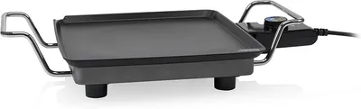 Produktbild von Princess 102210 Table Chef Mini Classic, Arbeitsplatte, Aluminium, Schwarz, Aluminium, 280 x 280 mm, 2 Person(en)