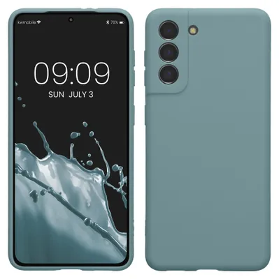 Produktbild von kwmobile Handyhülle für Samsung Galaxy S21 Hülle - weiches Handy Silikon Case - Schutzhülle Cover - Arctic Night