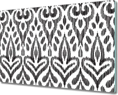 Produktbild von Glas-Herdabdeckplatte Glaskeramikkochfeld-Abdeckung Spritzschutz - 80x52 cm - Skizziertes Muster