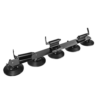 Immagine prodotto di ROCKBROS Portabiciclette con ventose, portabiciclette da tetto, per 3 biciclette, nero