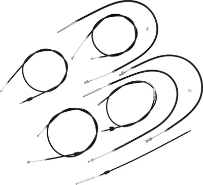 Produktbild von Set: 8 Bowdenzüge Schwarz für BVF - Simson SD50