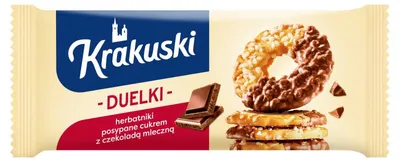 Obrázek produktu pro Krakuski herbatniki Duelki kruche słodkie 181 g