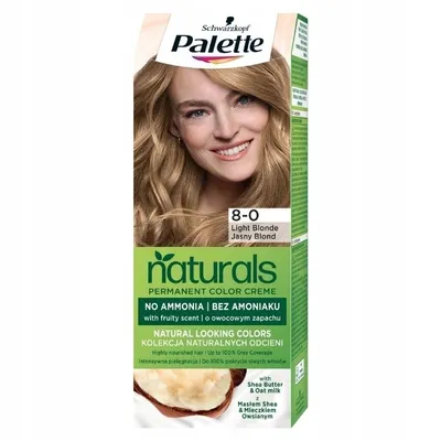 Zdjęcie produktu dla Palette Permanent Naturals Color Creme Farba do włosów 8-0 Jasny Blond