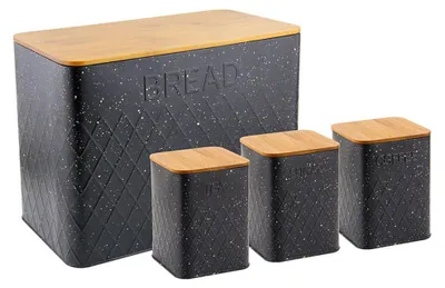 Obrázek produktu pro Haus Roland Chlebník + 3 dózy, černý