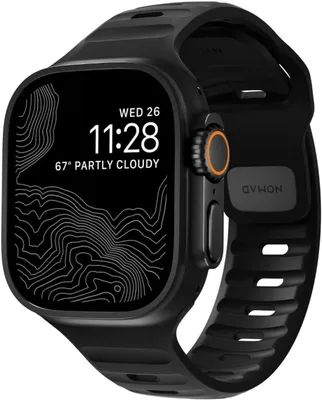 Image de Bracelet Sport Nomad Apple Watch Ultra 46mm Noir