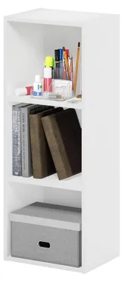 Productafbeelding van Furinno PASIR, open boekenkast met 3 niveaus, wit