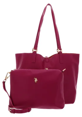 Produktbild von U.S. POLO ASSN. Shopper Schultertasche Rogersville Reversible Shopping Bag Stirrup + Fuchsia pink