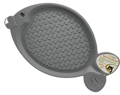 Immagine prodotto di Tappetino antiscivolo per cibo per gatti, 48 x 30 cm