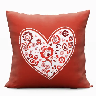 Immagine prodotto di Cuscino FOLK LOVE II. 40x40 cm Mybesthome Variante: Fodera per cuscino con imbottitura, 40x40 cm