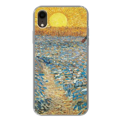 Produktbild von MuchoWow® Handyhülle Schutzhülle Hülle für iPhone XR Der Sämann - Vincent van Gogh Silikon Softcase Handy Hülle - Schutzdeckel