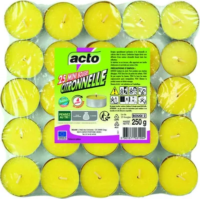 Produktbild von Mini Zitronengras-Teelichter