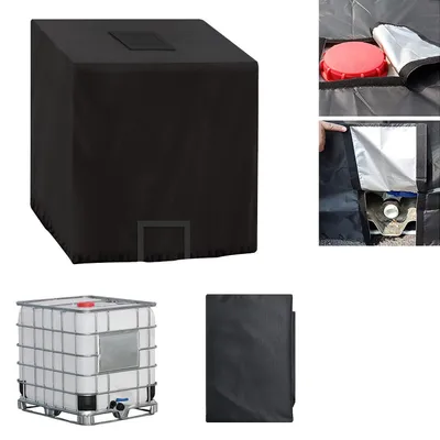 Productafbeelding van IBC-tankafdekking, 1000 liter, 120x100x116 cm, 420D, waterdicht, anti-UV, stofbestendig