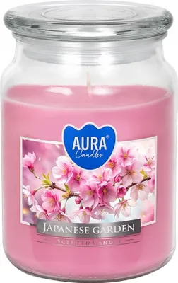 Immagine prodotto di Candela profumata in paraffina Giardino giapponese in vetro grande Aura 1 pz.