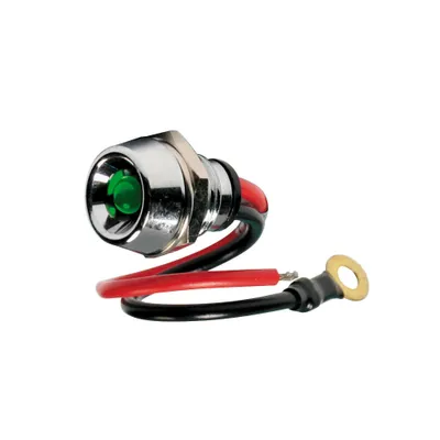 Immagine prodotto di Spia LED - 12/24V - verde - 15A