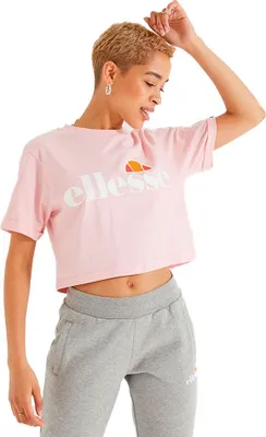 Produktbild von Ellesse Alberta Cropped Kurzarm-t-shirt Mit V-ausschnitt Rosa 8 Frau Rosa 8