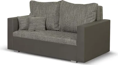 Produktbild von 2-Sitzer-Sofa mit Schlaffunktion HUBERT - Grau/grau