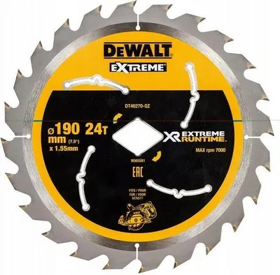 Produktbild von Dewalt Sägeblatt 190X24Z Rhombusloch für Dcs577