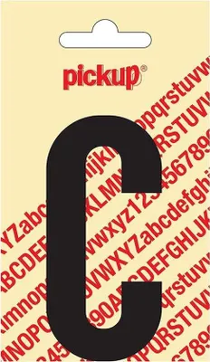 Produktbild von Sticker Nobel Sticker schwarzer Buchstabe C - Pickup