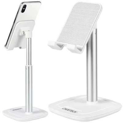 Produktbild von Choetech H035 Aluminiumständer Für Handy Oder Tablet Mit Verstellung - Weiss Und Silber