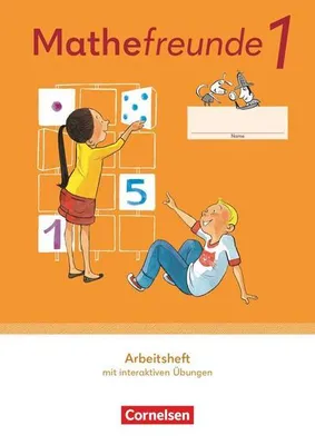 Obrázek produktu pro Mathefreunde 1. Schuljahr - Allgemeine Ausgabe 2022 - Arbeitsheft mit interaktiven Übungen