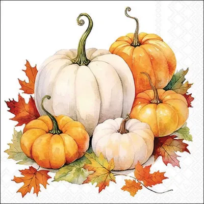 Image de Serviettes 33x33 cm - Pumpkin season